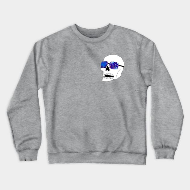 Trippy Skull Crewneck Sweatshirt by iceclothing